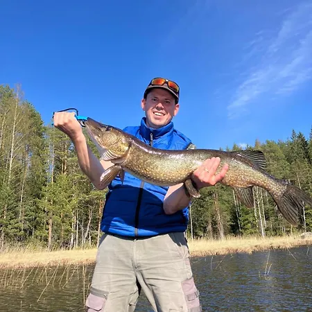 Villa Fishing Joutsen On The Saimaa With Jacuzzi *